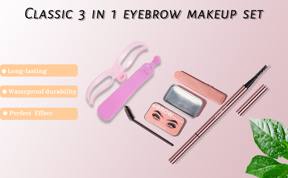 O.TWO.O classic 3 In 1 Eyes Makeup Kit Set for women and teens