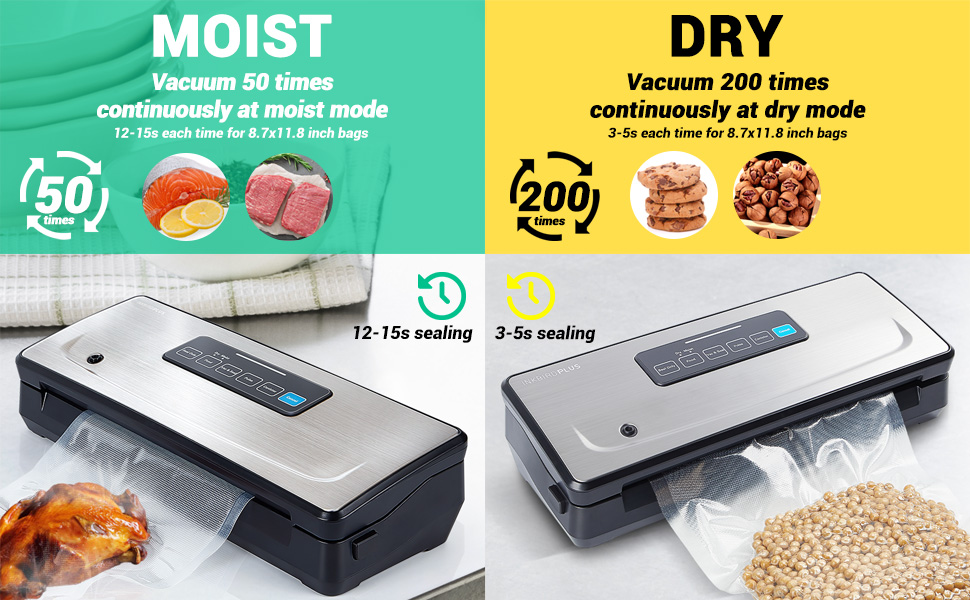 INKBIRD Vacuum Sealer Machine Food Storage with Seal Bags and Starter