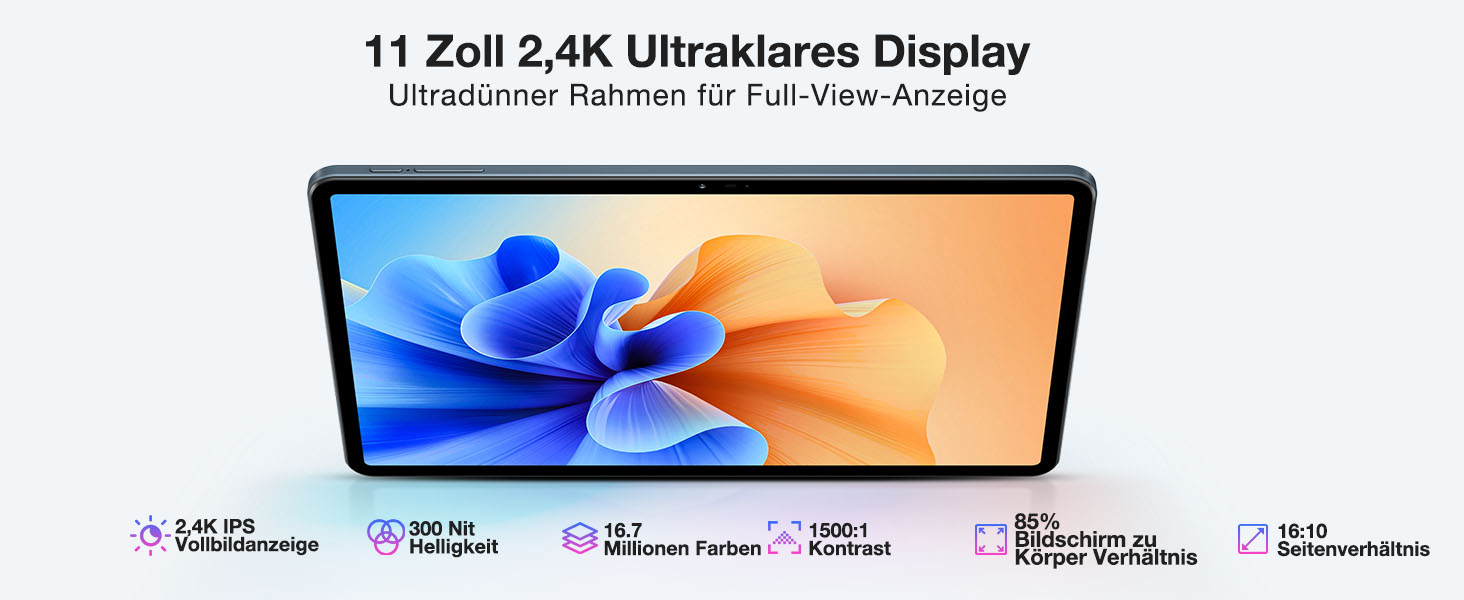DOOGEE T30SE Tablet Android 14 Gaming Tablet 11 Zoll