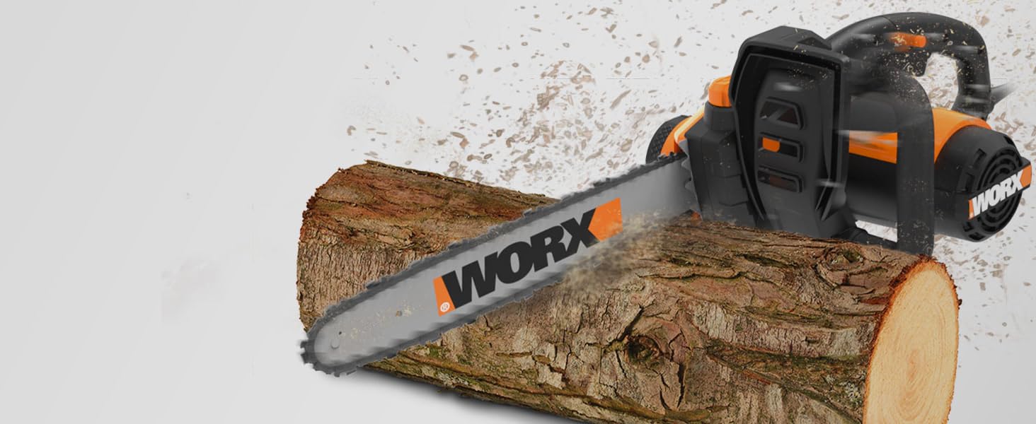 Worx WG303.1 16Inch Chain Saw, 3.5 HP 14.5 Amp Amazon.ca Patio