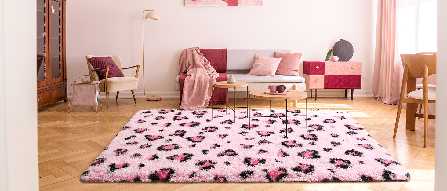 pink rug for living room