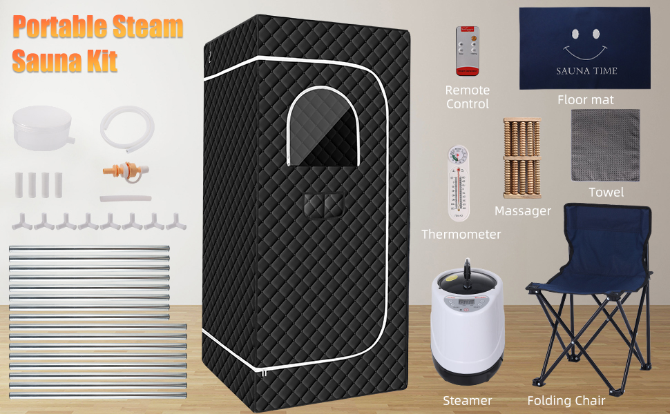 XINONE Protable Sauna for Home，(71"x32"x32") Steam Sauna