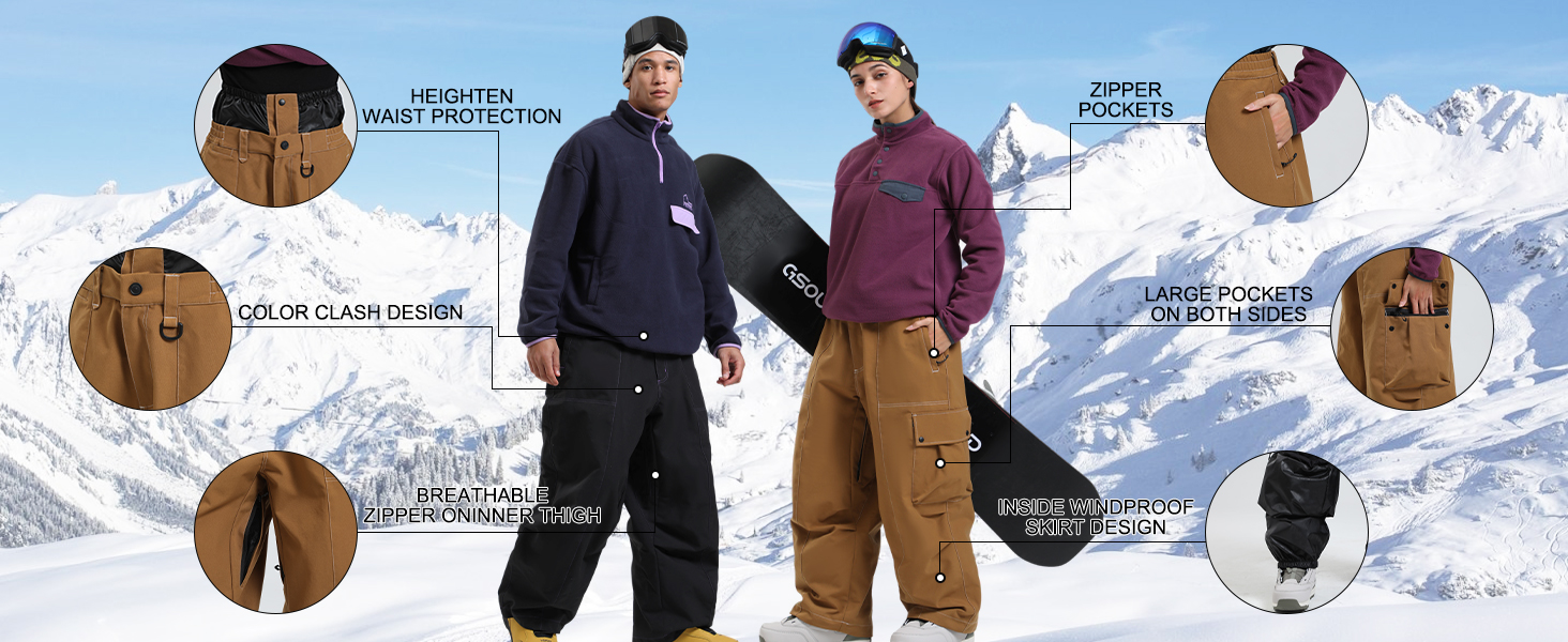 Baggy Snowboard Pants