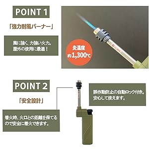 Amazon | simPLEISURE ターボ式 着火用ライター 4カラーセット
