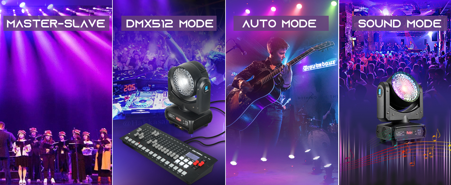 4 mode dj light