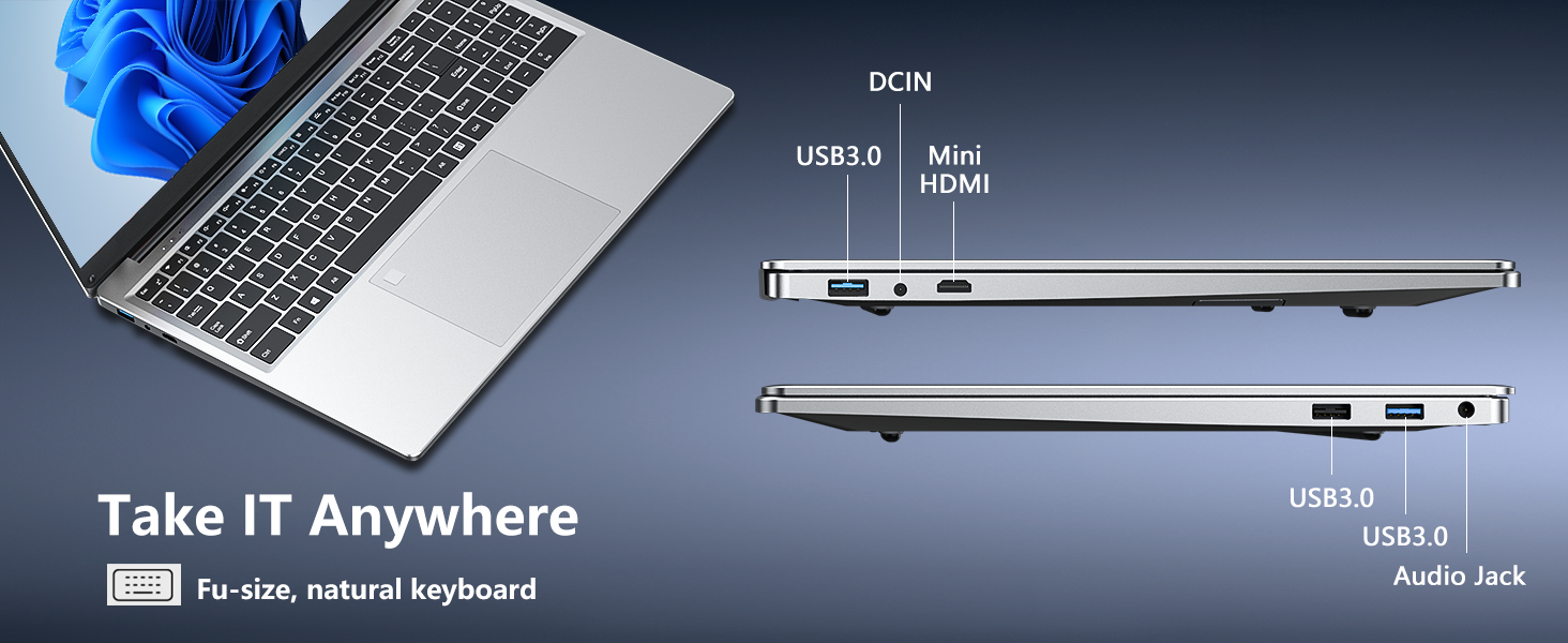 FUNYET Gaming Laptop, 16 Inch FHD Display (1920 x 1200