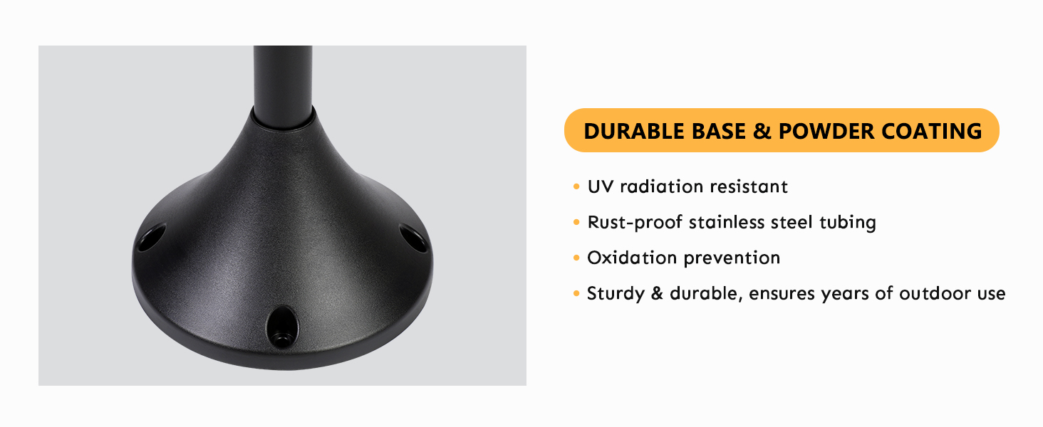 solar pole lights outdoor