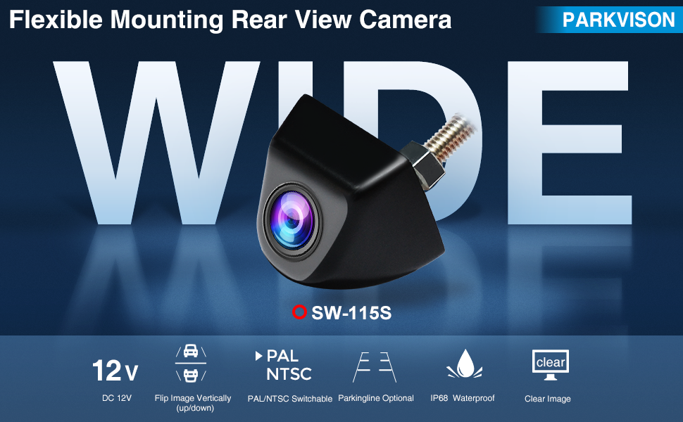 PARKVISION Reversing Camera,Super Wide Viewing Angle with Excellent ...