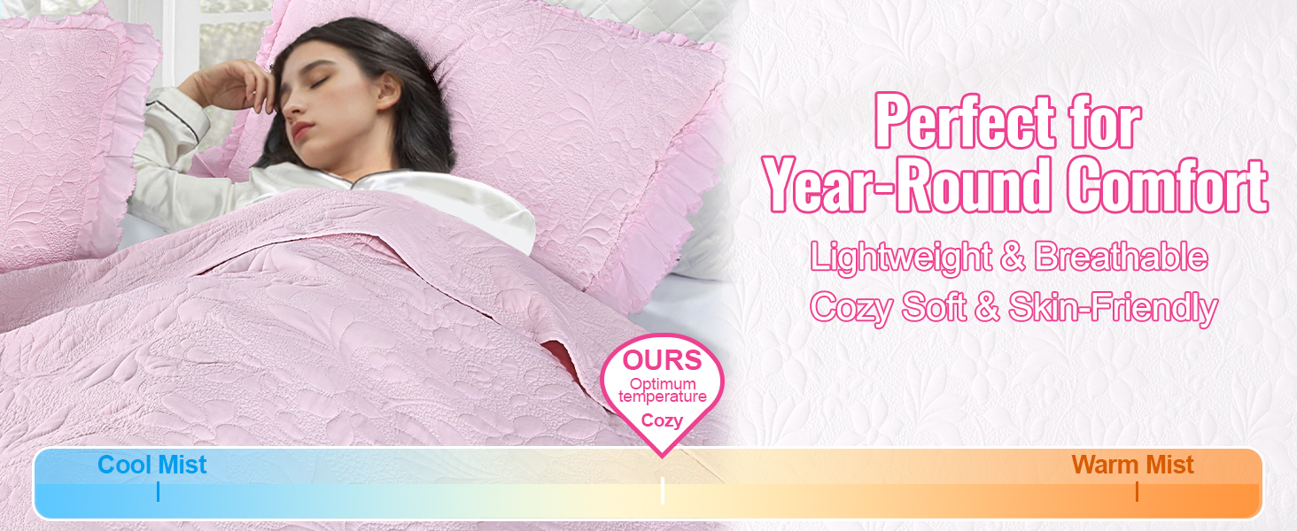 Ruffled Floral Quilts