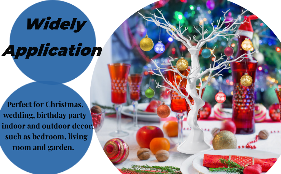 Pumtus Christmas Artificial Tree Branch, 23 Inch White