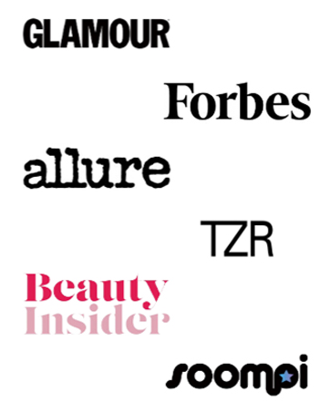 Featured in Glamour, Forvbves, allure, TZR, Beauty Insider, Soompi