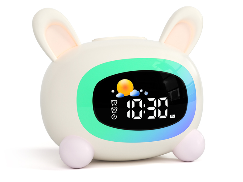LIORQUE Kids Alarm Clock Children's Sleep Trainer Grow Clocks for Kids