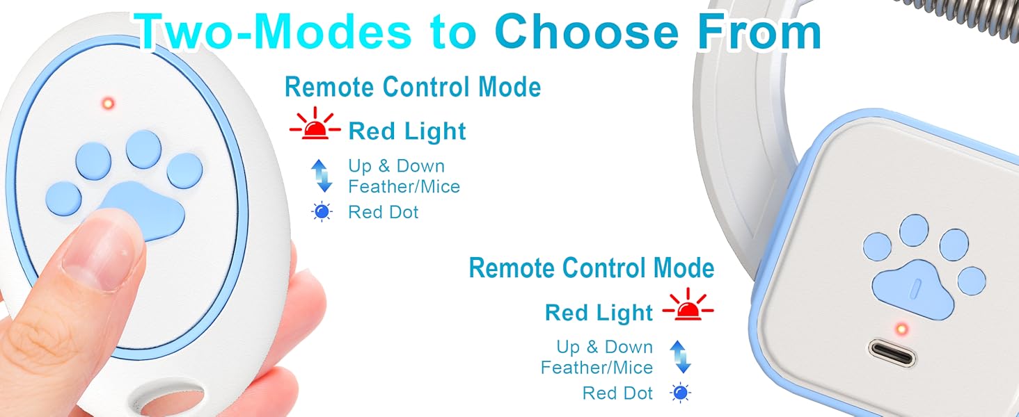 Upgraded Smart Interactive Cat Toy with Remote Control