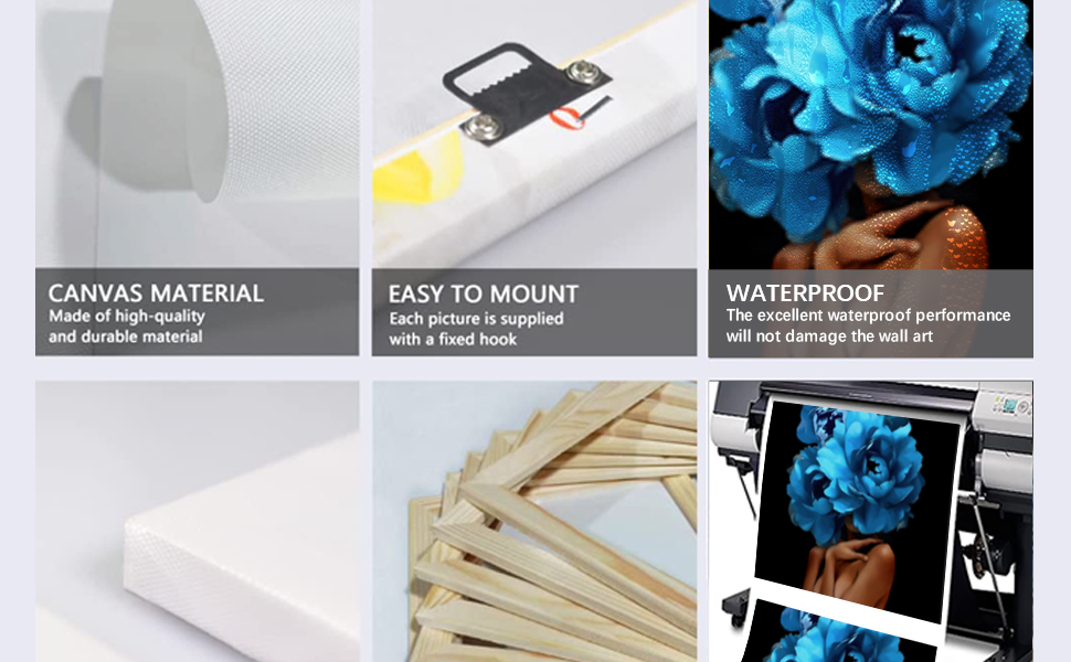 Abstract Woman Canvas Wall Art