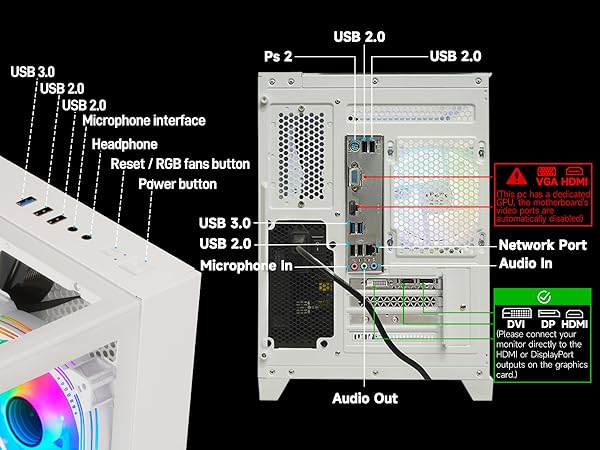 Amazon.com: LXZ Gaming PC Desktop Core i5-12400F, GeForce