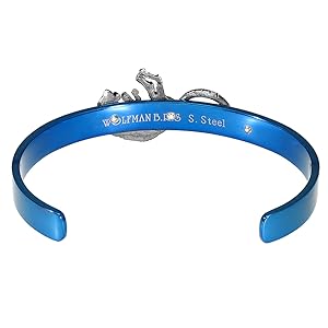 【月曜限定値下げ】WOLFMAN B.R.S BANGLE BRACELET Amazon.co.jp: WOLFMAN B.R.S T-KEIGO Tiger Bangle, Blue