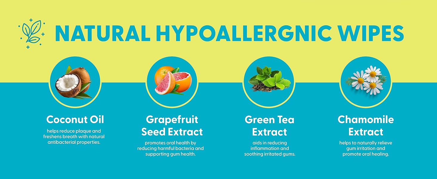 NATURAL HYPOALLERGNIC WIPES