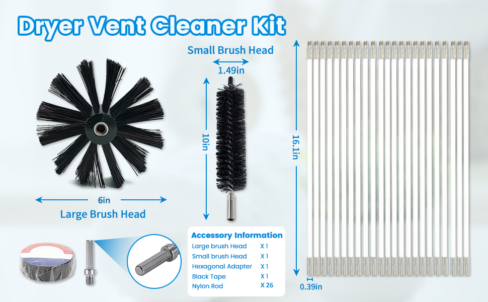 dryer vent cleaner kit