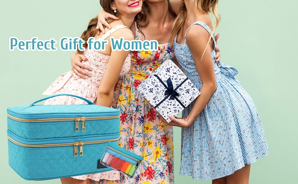 Sewing Supplies Organizer, DoubleLayer Sewing Bag Accessories Organizer Large