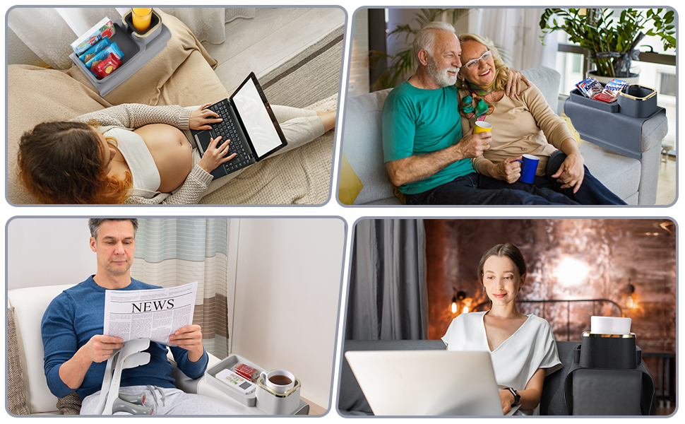 Heat-resistant silicone sofa tray