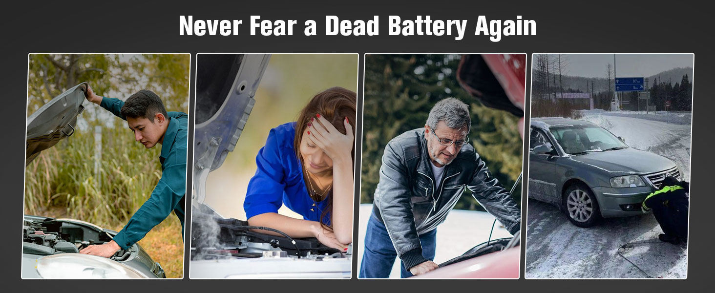 never fear a  dead battery again