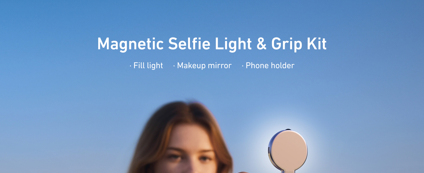 Fun Shot Magnetic Phone Camera Grip and Selfie Light