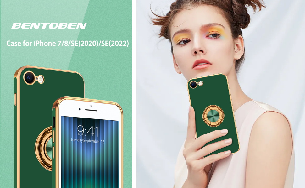 BENTOBEN iPhone SE 2022 Case, Phone Case iPhone SE 2020, iPhone 8 Case, iPhone 7