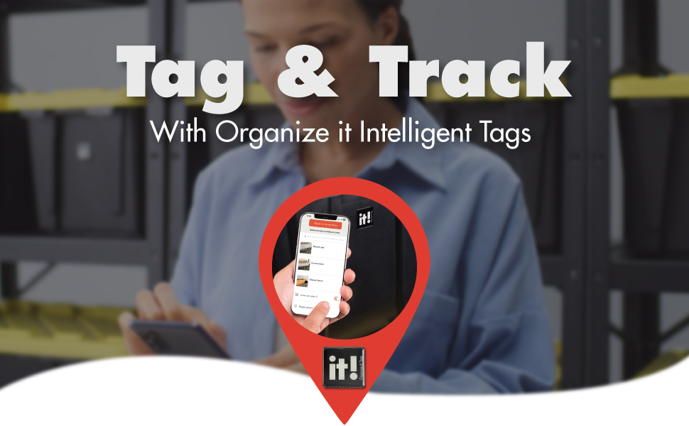 GSC Technologies OrganizeIt Intelligent Tags, Smart Tote Tags