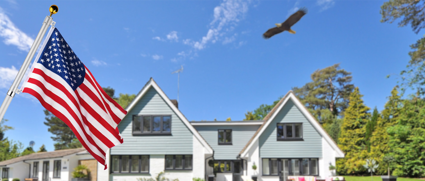 Yeshom Upgraded 30ft Telescopic Flag Pole Kit 16 Gauge