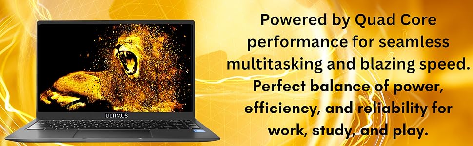 Ultimus APEX Pro Intel Pentium Quad Core Laptop 4GB RAM 128GB eMMC SSD Expandable~512GB Ultra Thin Bezel 180° Hinge 2.0x1 3.0x1 USB HDMI SD Card Slot Dual Speaker Win11 Home Cloud Silver 1.2Kg 121 intel Pentium quad core laptop