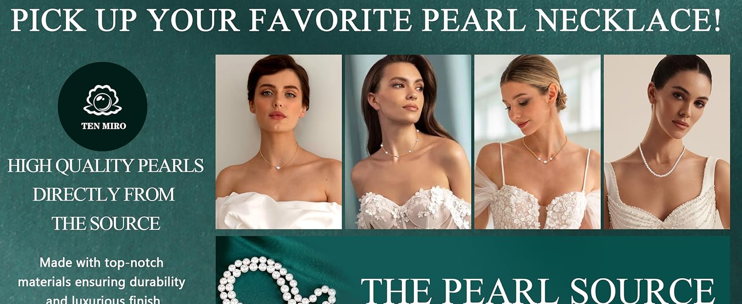 TEN MIRO Pearl Necklaces for Women