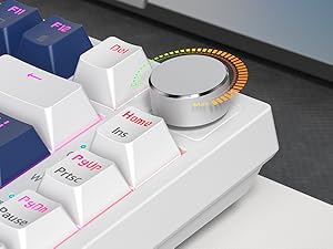 keyboard with knob
