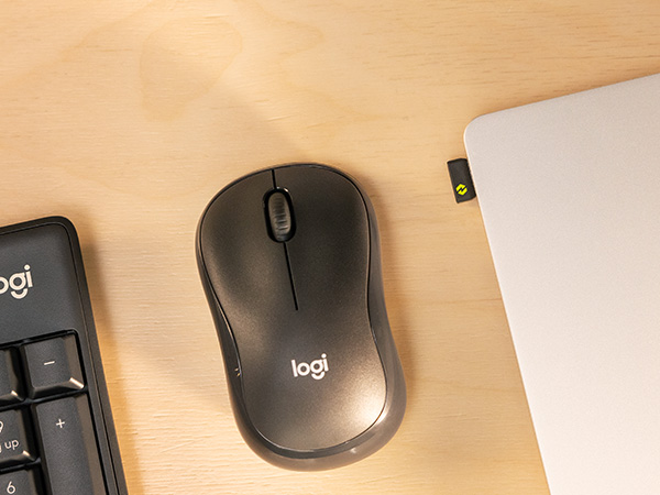 zoom of the wireless mouse in mk370 combo for business