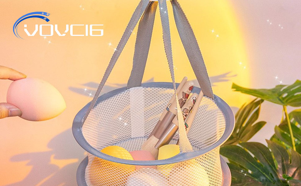 Makeup Brush Cleaning Mat Hanging Drying Net Foldable Silicone Makeup Brush