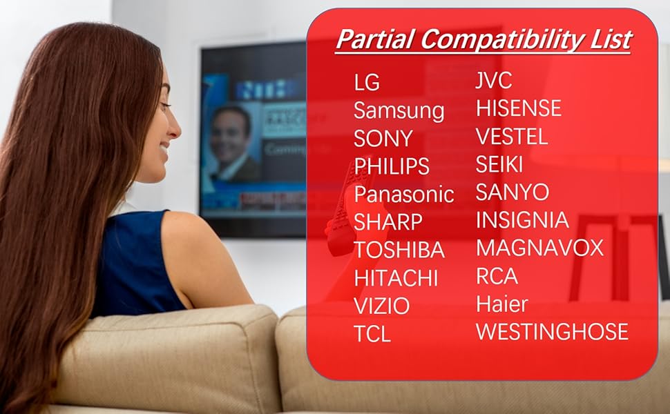 Universal Remote Control MultiBrand Model Compatible,VIZIO
