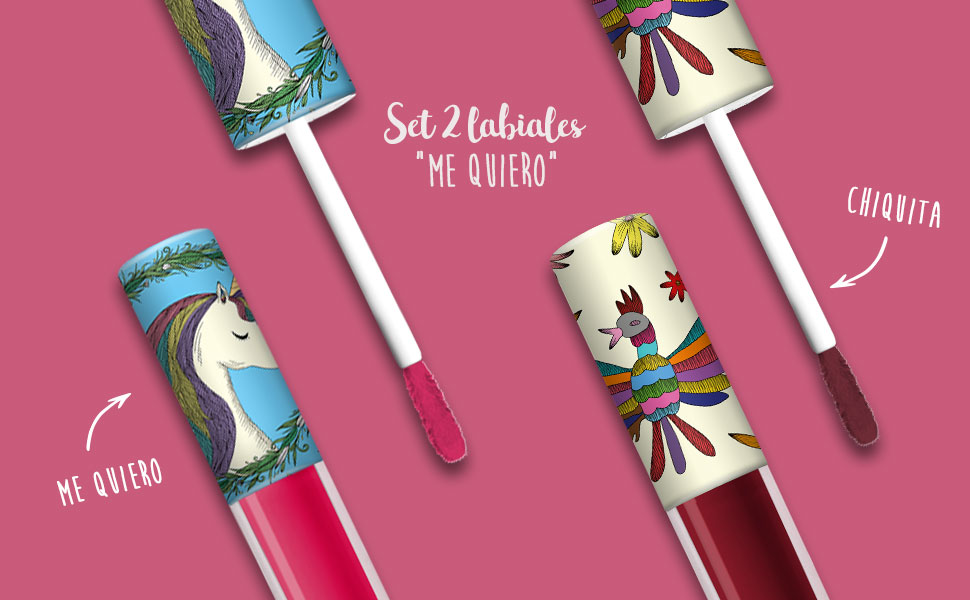 Set 2 labiales Me Quiero