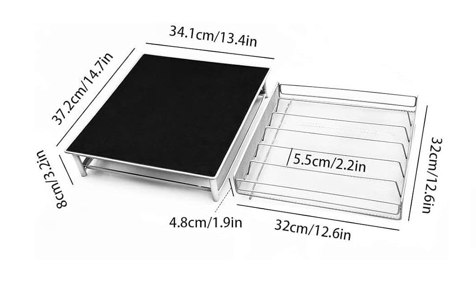 Drawer Type Large Size Coffee Pod Holder Coffee Maker Base