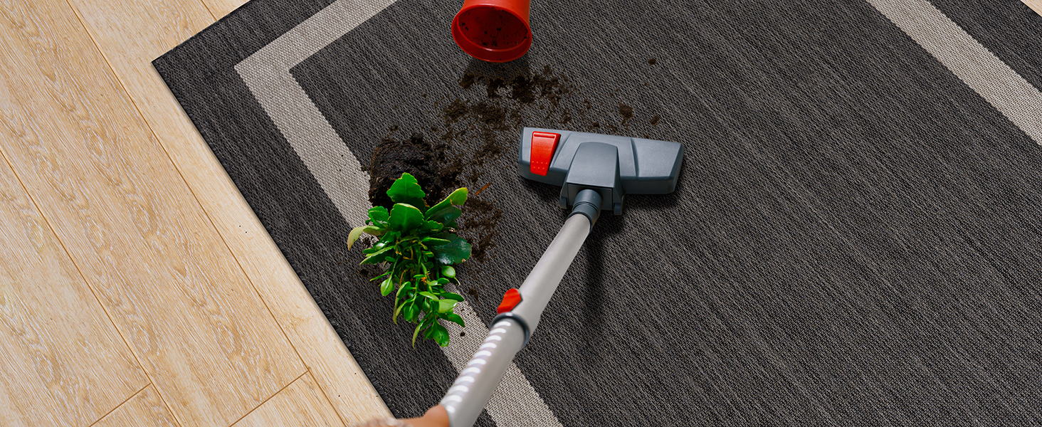 easy to clean rug