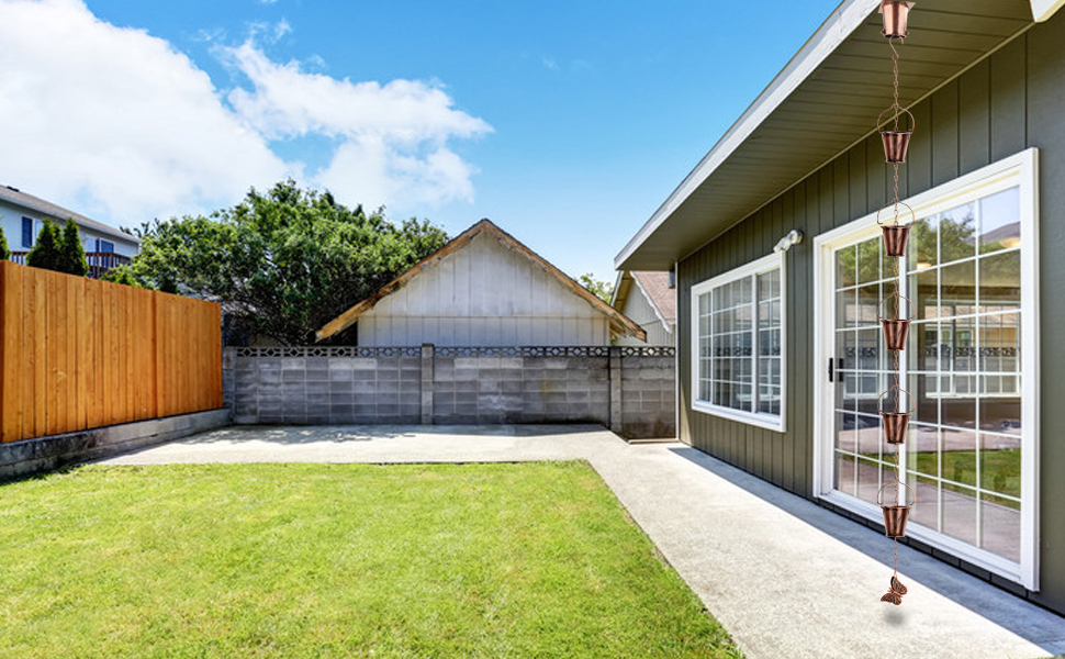 rain chain for outside