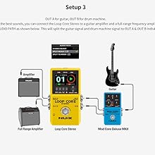 Amazon.com: NUX Loop Core Stereo Guitar Effects Looper Pedal