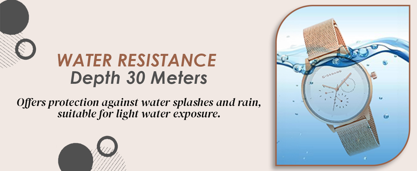water resistance
