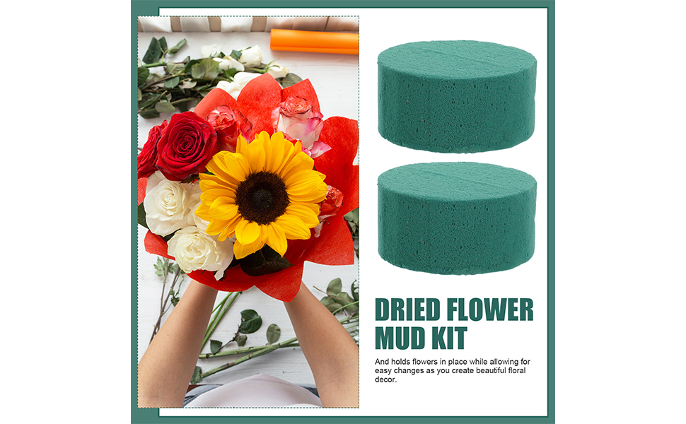 Milisten 6pcs Floral Foam Block Green Wet Foam Blocks Artificial Flower