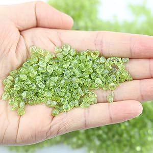 200★数量限定★太陽の石【200gハイクォリティ小粒ペリドットさざれ】❤️ Amazon | K I T A T Uペリドット さざれ 200g 天然 AAAAA 5A
