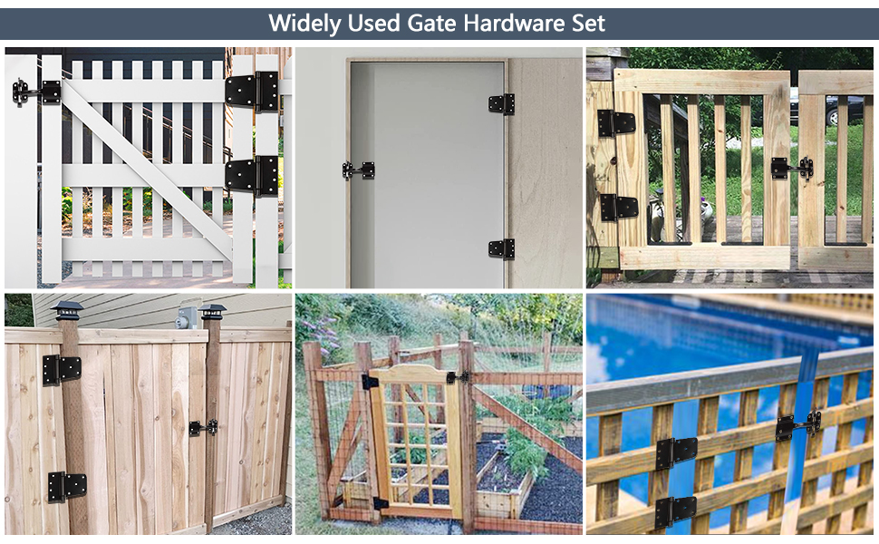 Self Closing gate Hardware kit, 2 Pack 3.5'' Spring self