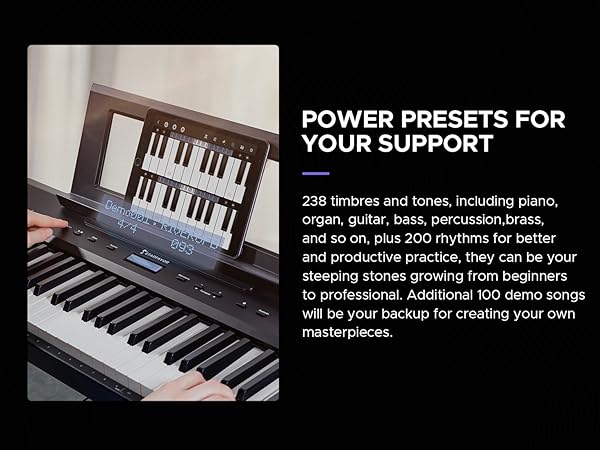 88 key weighted keyboard