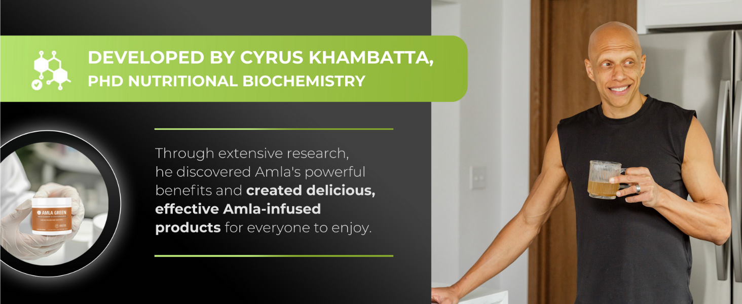 Amla Green powder indian gooseberry pumpkin