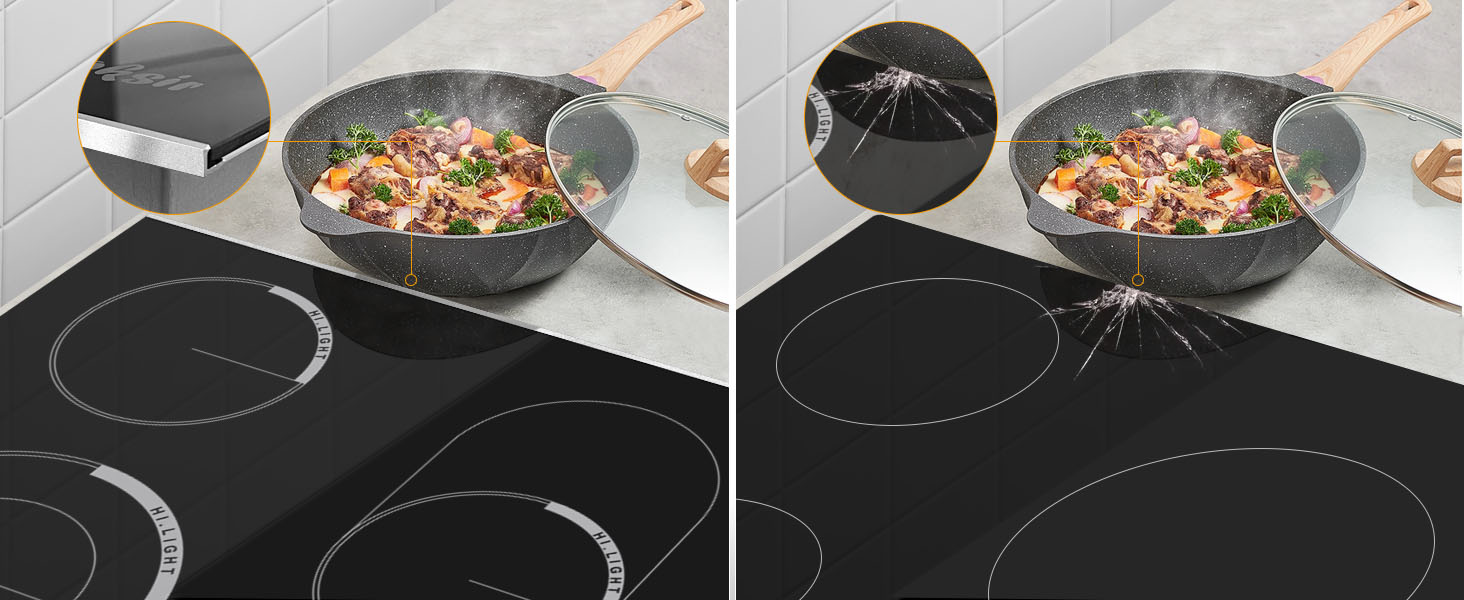 30 Cooktop elettrico pollici