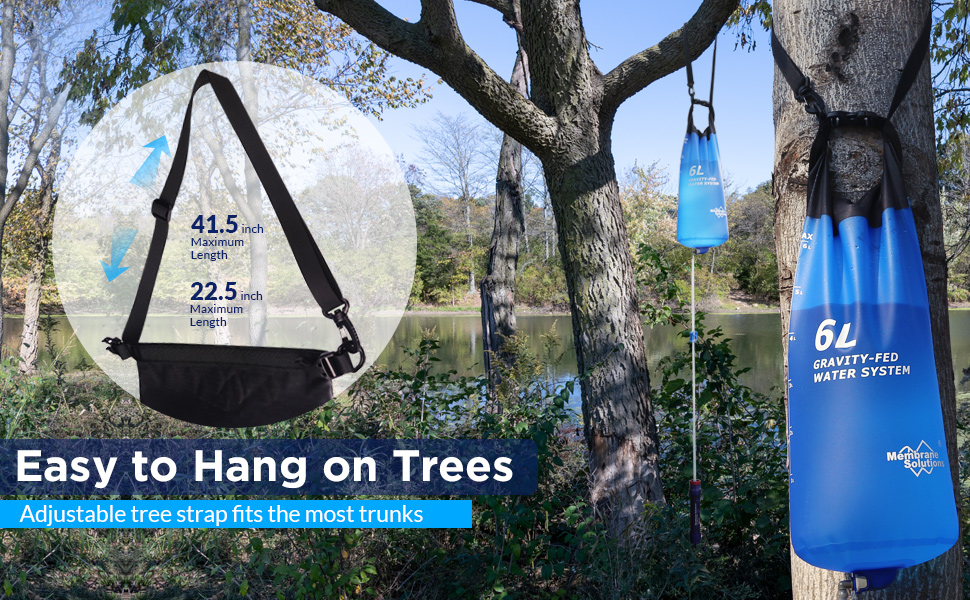 Membrane Solutions Gravity Water Filter Pro 6L, 0.1Micron Versatile