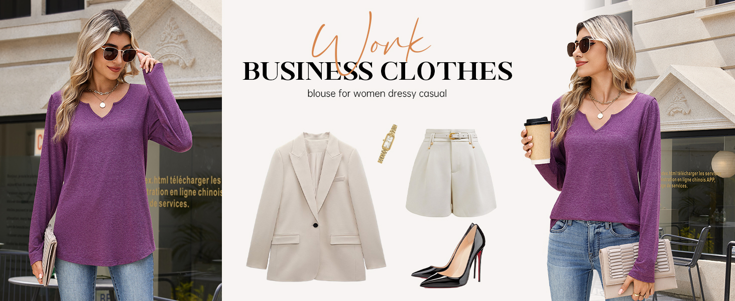 long sleeve shirts for women dressy