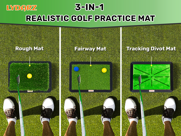 REALISTIC GOLF PRACTICE MAT